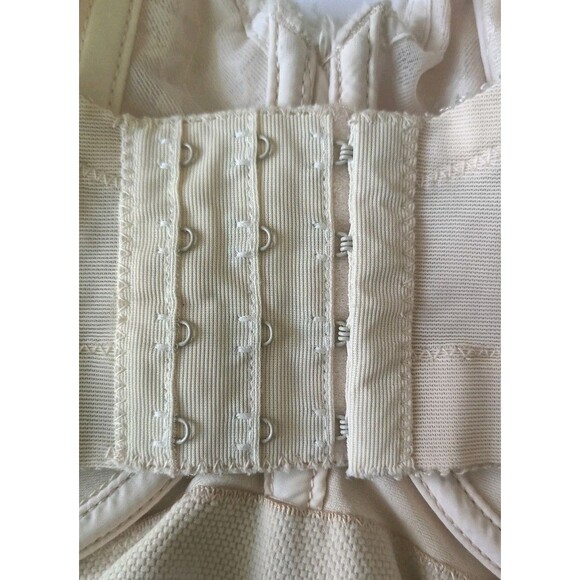 Goddess Lace Strapless Bra Underwire Size 40DD Beige Style #389 Vintage Boning - Picture 8 of 8